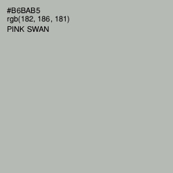 #B6BAB5 - Pink Swan Color Image